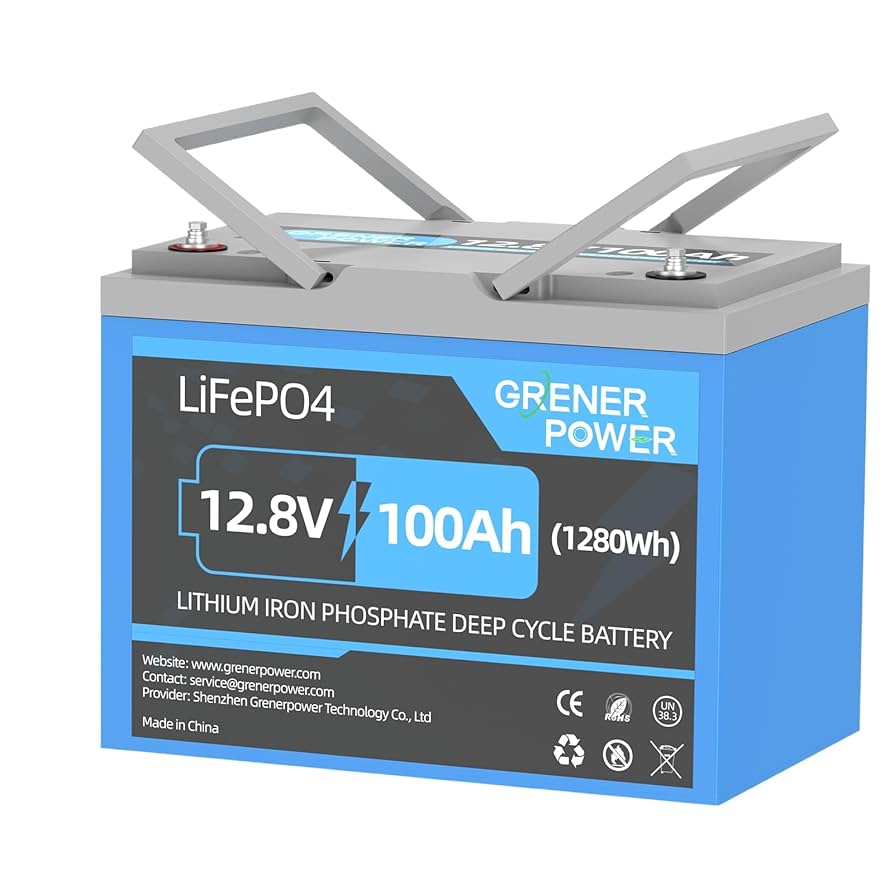 りい  LVYUAN 12.8V/100Ah 1.28kWhリン酸鉄リチウムイオンバッテリー